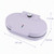 Purple oval snack maker, 34.1 x 23.6 x 11.5 cm
