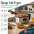Deep fat fryer with fried chicken basket, 2000W, 3 litre capacity and removable lid