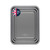 Set of three silver baking trays, Progress brand, stackable, includes 'Made in the UK' badge