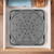 Silver round microwave crisper tray and square tray insert stored in kitchen drawer