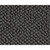 Dark grey textured carpet swatch, loop pile, close-up.