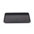 Black non-stick baking tray shown from above