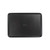 Large black non-stick baking tray, top view