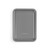 Grey non-stick rectangular baking tray, top view
