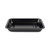 Black non-stick rectangular roasting tin, shown empty from above.