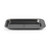 Rectangular grey non-stick baking tray, shown from side angle