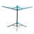 Blue rotary washing line with tripod stand