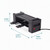 Black electric shoe dryer with dimensions shown: 30.4 x 10.5 x 11.1 cm