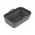 Grey rectangular washing up bowl with integrated handles and ribbed base