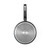 Grey non-stick frying pan showing base with Salter logo