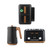 Salter matte black kettle, toaster and air fryer set with wood accents, PFAS free