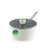 Cream saucepan with lid, PFAS free badge visible