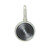 Cream non-stick frying pan, bottom view showing Russell Hobbs logo and induction base
