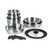 7-piece stainless steel pan set with detachable handle, glass lid and PFAS free label