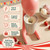 Red milkshake maker blending drink in stainless steel cup with feature callouts