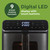 Air fryer with digital LED display and 9 preset cooking functions