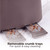 Brown toaster with removable crumb trays for quick and easy cleaning