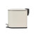 Small grey pedal bin with side handle, shown from the side