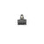 Vacuum cleaner turbo brush head, black, showing front view
