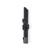 Vacuum cleaner combination crevice tool with brush attachment in black