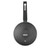 Grey non-stick frying pan with glass lid, top view, featuring Salter logo on handle and lid