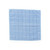 Light blue microfibre cleaning cloth with a grid pattern, shown flat.