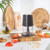 Black and gold mini food chopper on kitchen worktop