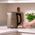 Beige leopard print electric kettle on kitchen worktop