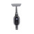 Handheld garment steamer in grey, digital display showing 128°C, front view.