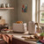 Mocha toaster and kettle set on kitchen counter