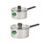 Two stainless steel saucepans with glass lids and black handles
