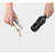 Handheld vacuum cleaner with removable dust container being emptied