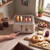 Mocha four-slice toaster on kitchen worktop with bagels and toast