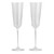 Livellara Set of 2 Champagne Flutes, 240 ml, Crystalline Glass  3210008 8028716170321