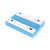 Blue rectangular sponge refill pad for mop, showing plastic attachment clips.