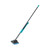 Blue sponge mop with long handle, shown upright for product listing.