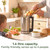 Soup maker in kitchen with fresh vegetables, 1.6 litre capacity, serves up to 4 people.