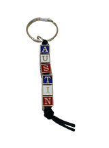 Austin Nickel Beads Keychain