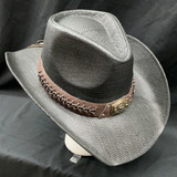 Cowboy Mini Star Leather Band Hat ST-103
