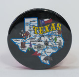 Texas Cities Map Magnet