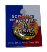 Keepin' It Weird Round Lapel Pin