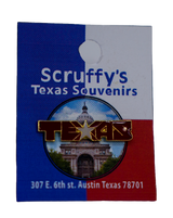 Texas Word with Star Lapel Pin