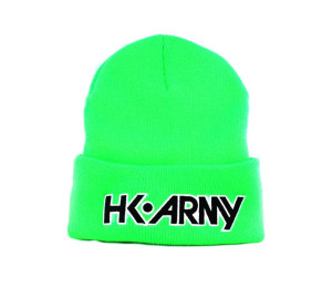 HK Army Typeface Beanie - Lime HK Army Typeface Beanie - Lime