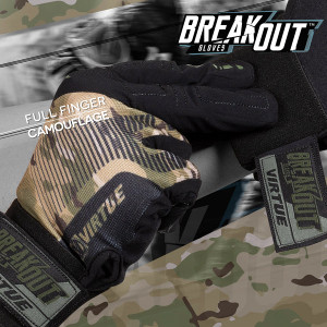 Virtue Breakout Gloves - Ripstop Full Finger - Camo - Large Virtue Breakout Gloves - Ripstop Full Finger - Camo - Large