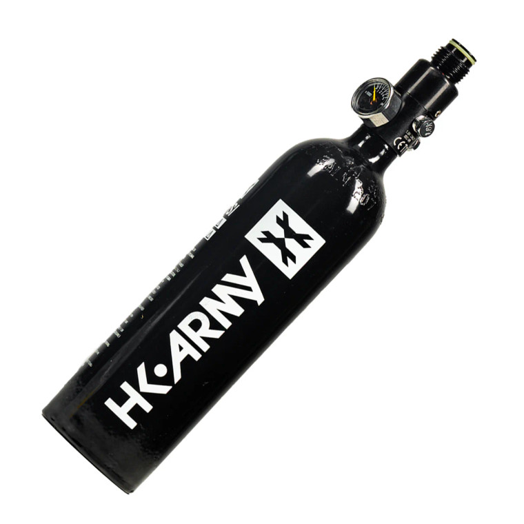 HK ARMY Aluminium Compressed Air Tank - 26ci - Black - Standard Regulator