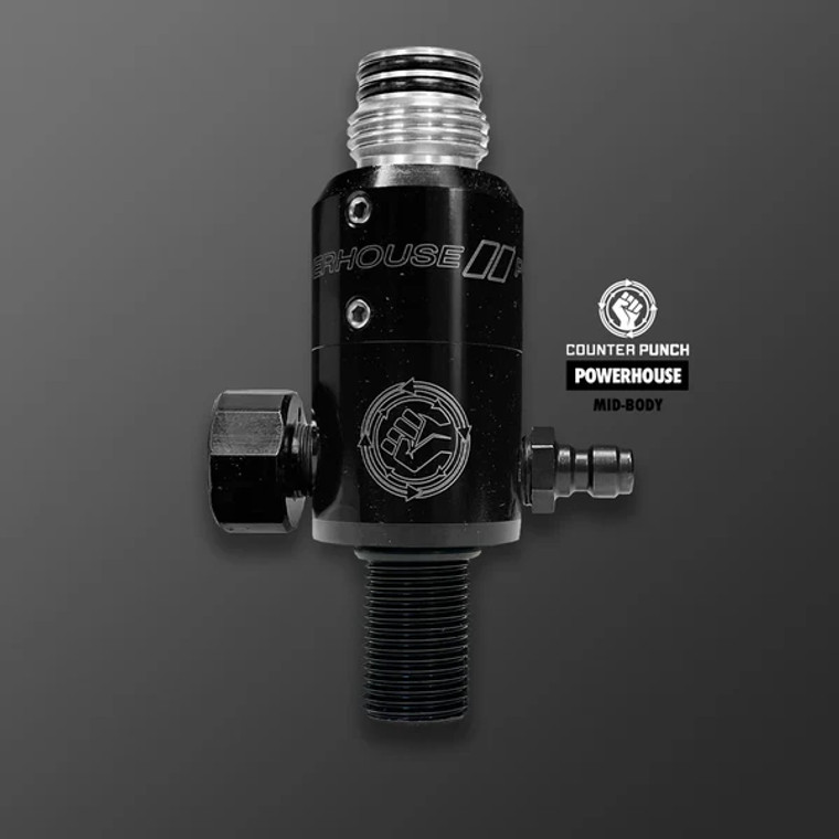Powerhouse Counterpunch Regulator - Short Body - Black - Titanium - USED