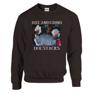 RIZE AND GRIND Sweatshirt – Tribute to Mike Tyson, Relaxed & Comfortable Fit