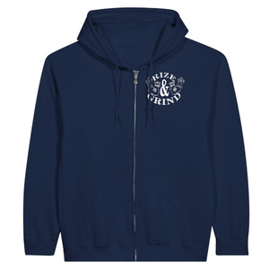 Rize and Grind Zip-Up Hoodie - Eco-Friendly Streetwear