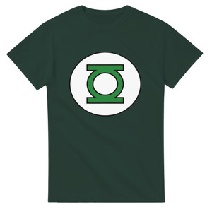 Green Lantern T-Shirt – DC Comics Corps Logo, 100% Cotton Tee