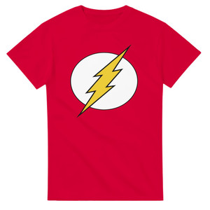 Classic Flash T-Shirt - DC Comics Barry Allen Superhero Tee